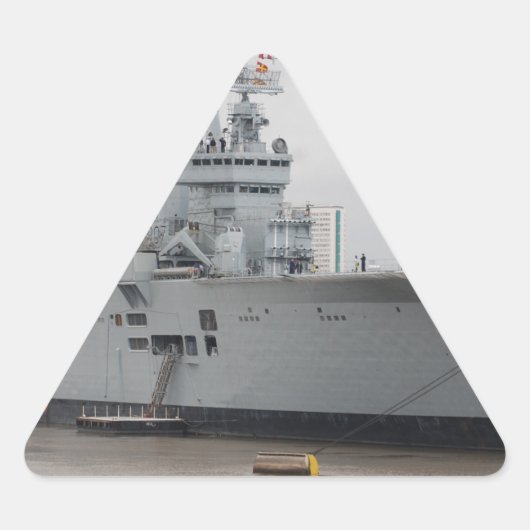 英国空母 三角形シール (正面)