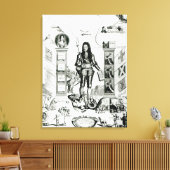 英国章、1690年10月 キャンバスプリント (インサイチュ (リビング))