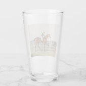 英国競走馬（公爵夫人） タンブラーグラス (裏面)