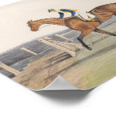 英国競走馬（公爵夫人） ポスター (角)