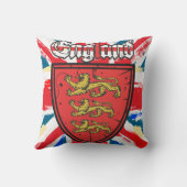 英国紋章 クッション (裏面)