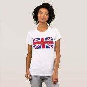 英国素晴らしイギリスイギリス国旗 Tシャツ (正面フル)