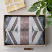 英国素朴国旗の赤い青い輝きのグリッター 薄葉紙 (ギフト)