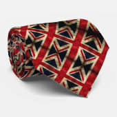 英国紳士サテン国旗のタータンチェック ネクタイ (ロール)