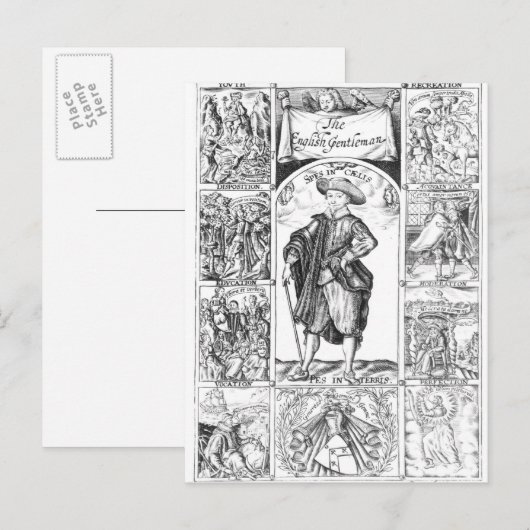英国紳士 ポストカード (正面/裏面)