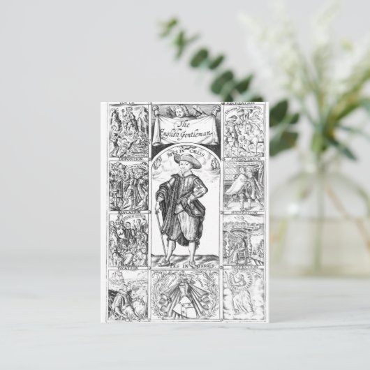 英国紳士 ポストカード (スタンド正面)