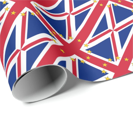 英国統一されたイギリス同盟ジャック国旗 ラッピングペーパー (ロールコーナー)