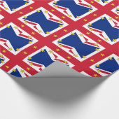 英国統一されたイギリス同盟ジャック国旗 ラッピングペーパー (角)