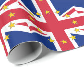 英国統一されたイギリス同盟ジャック国旗 ラッピングペーパー (ロールコーナー)