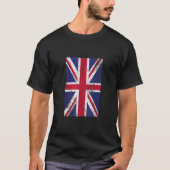 英国統一されたラブロンド国旗 Tシャツ (正面)