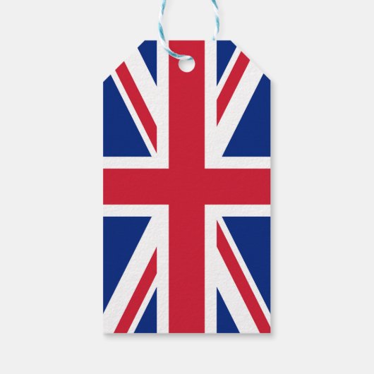 英国統一された植民地ジャック国旗 ギフトタグ (裏面)