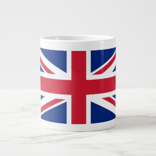 英国統一された植民地ジャック国旗 ジャンボコーヒーマグカップ