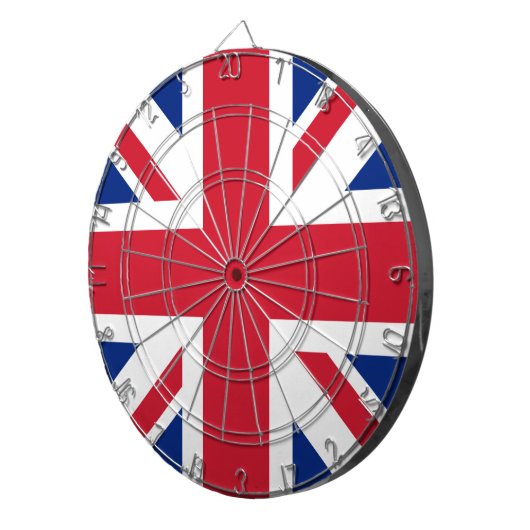 英国統一された植民地ジャック国旗 ダーツボード (正面右)