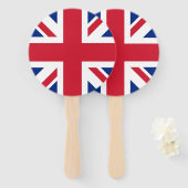 英国統一された植民地ジャック国旗 ハンドファン (正面&裏面)