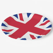 英国統一された植民地ジャック国旗 ペーパープレート (アングル)