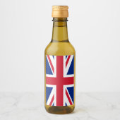 英国統一された植民地ジャック国旗 ワインラベル (正面)