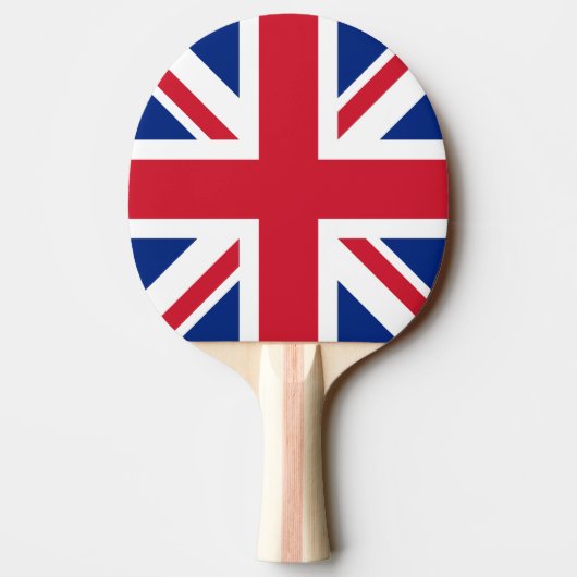 英国統一された植民地ジャック国旗 卓球ラケット (裏面)