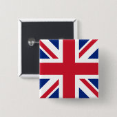 英国統一された植民地ジャック国旗 缶バッジ (正面&裏面)