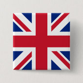英国統一された植民地ジャック国旗 缶バッジ (正面)