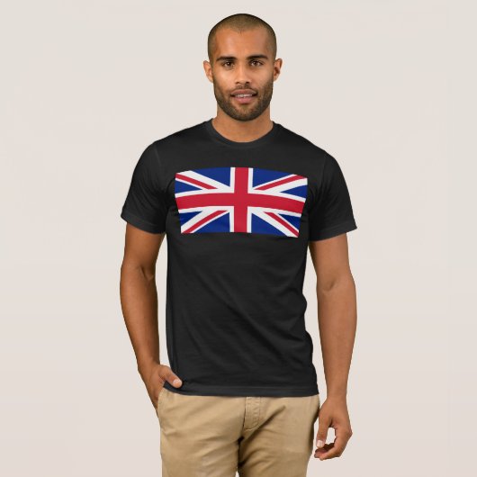 英国統一された植民地ジャック国旗 Tシャツ (正面フル)