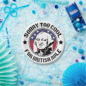 英国統治カッコいいのための愛国心(G.ワシントン) ペーパープレート (パーティー)