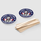 英国統治クールに愛国心がある(Abe Lincoln) ハンドファン (組立なし)