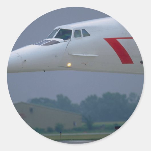 英国航空コンコルドの針の鼻 ラウンドシール (正面)