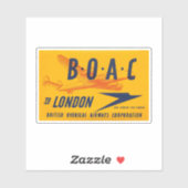 英国航空ステッカー シール (シート)