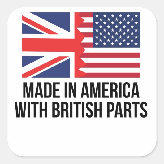 英国製のアメリカ産の スクエアシール (正面)