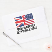 英国製のアメリカ産の スクエアシール (封筒)