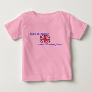 英国製のパーツを持つアメリカ製 ベビーTシャツ