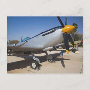 英国製スピットファイア戦闘機 ポストカード