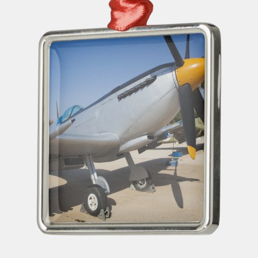 英国製スピットファイア戦闘機 メタルオーナメント (左)