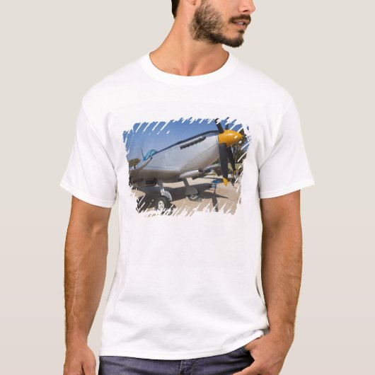 英国製スピットファイア戦闘機 Tシャツ (正面)