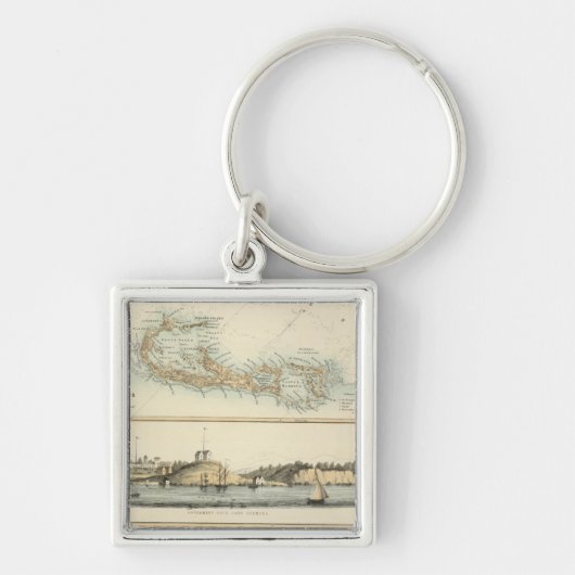 英国西インディアン財産 キーホルダー (正面)