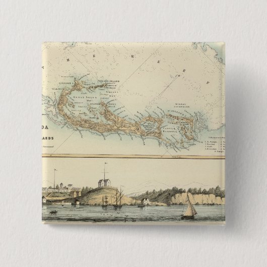 英国西インディアン財産 缶バッジ (正面)