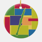 英国角のColorblocksのオーナメント セラミックオーナメント (裏面)