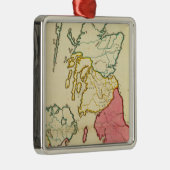 英国諸島平地図 メタルオーナメント (右)