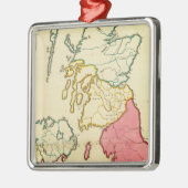 英国諸島平地図 メタルオーナメント (左)