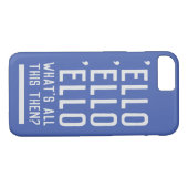 英国警おもしろい察テーマと警察官のスローガン。 Case-Mate iPhoneケース (裏面(横))