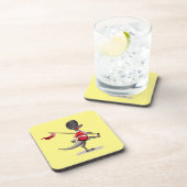 英国警備員の服を着たラプター。 コースター (右側)