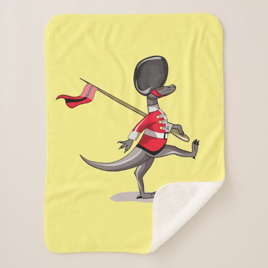 英国警備員の服を着たラプター。 シェルパブランケット (正面)