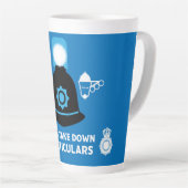 英国警察のギフトとアクセサリー カフェラテマグ (右アングル)