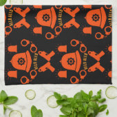 英国警察のギフトとアクセサリー キッチンタオル (折り畳み)