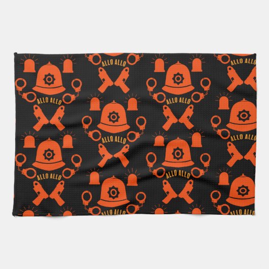 英国警察のギフトとアクセサリー キッチンタオル (横)