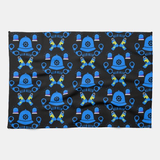 英国警察のギフトとアクセサリー キッチンタオル (横)