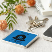 英国警察のギフトとアクセサリー キーホルダー (側面)