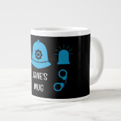 英国警察のギフトとアクセサリー ジャンボコーヒーマグカップ (正面右)