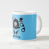 英国警察のギフトとアクセサリー ジャンボコーヒーマグカップ (正面右)
