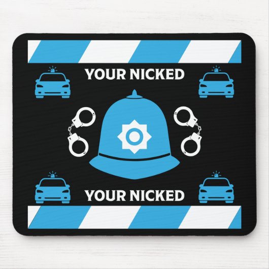 英国警察のギフトとアクセサリー マウスパッド (正面)